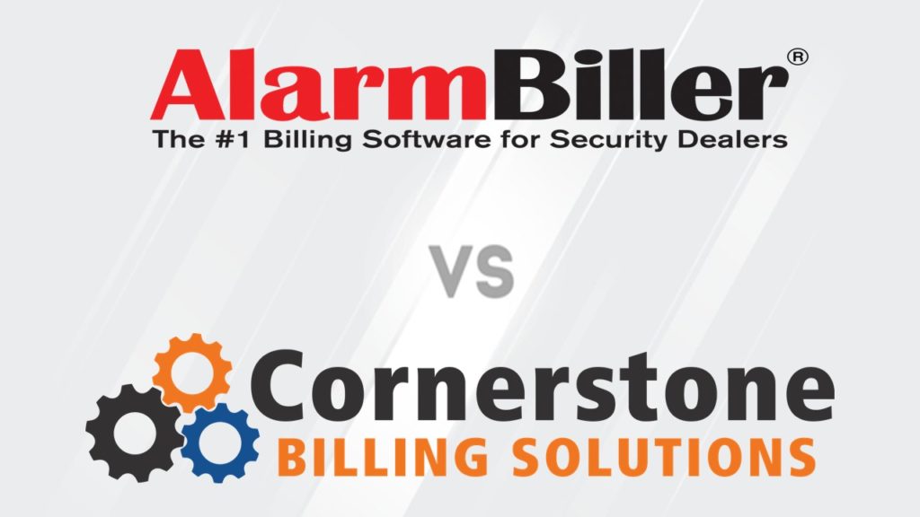Company Logos with the word versus between them.
